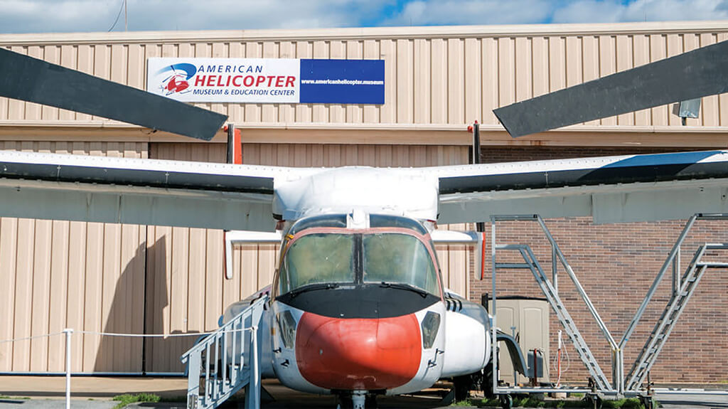 Visit the American Helicopter Museum and Education Center